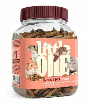 Little One смесь насекомых, лакомство для всеядных грызунов
